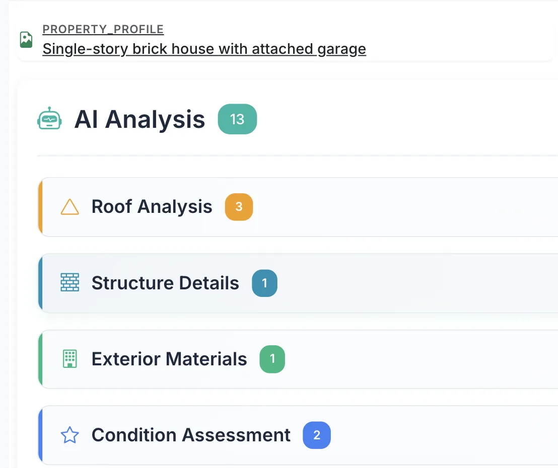 HOMEFolio AI Analysis Interface
