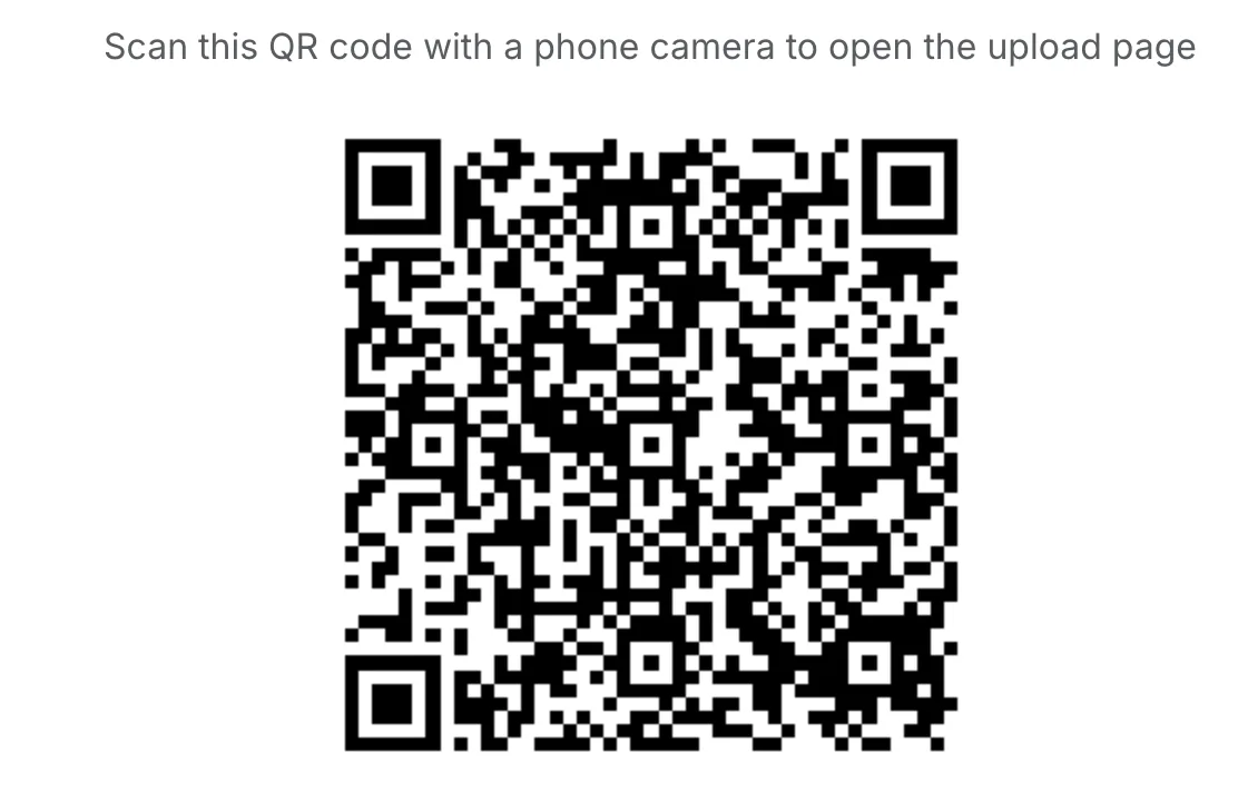 HOMEFolio AI QR Code Upload